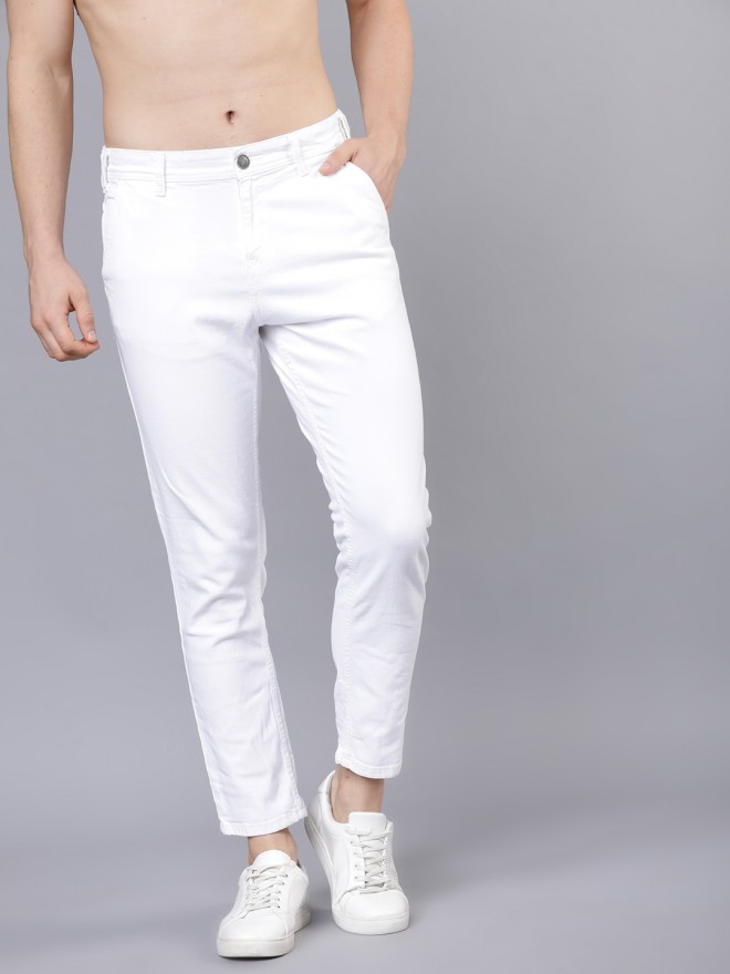Buy Highlander White Slim Fit Jeans for Men Online at Best Price - Ketch