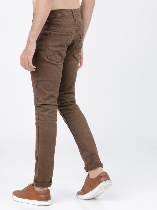 Ecko Unltd Slim Men Brown Jeans  Buy Ecko Unltd Slim Men Brown Jeans  Online at Best Prices in India  Flipkartcom