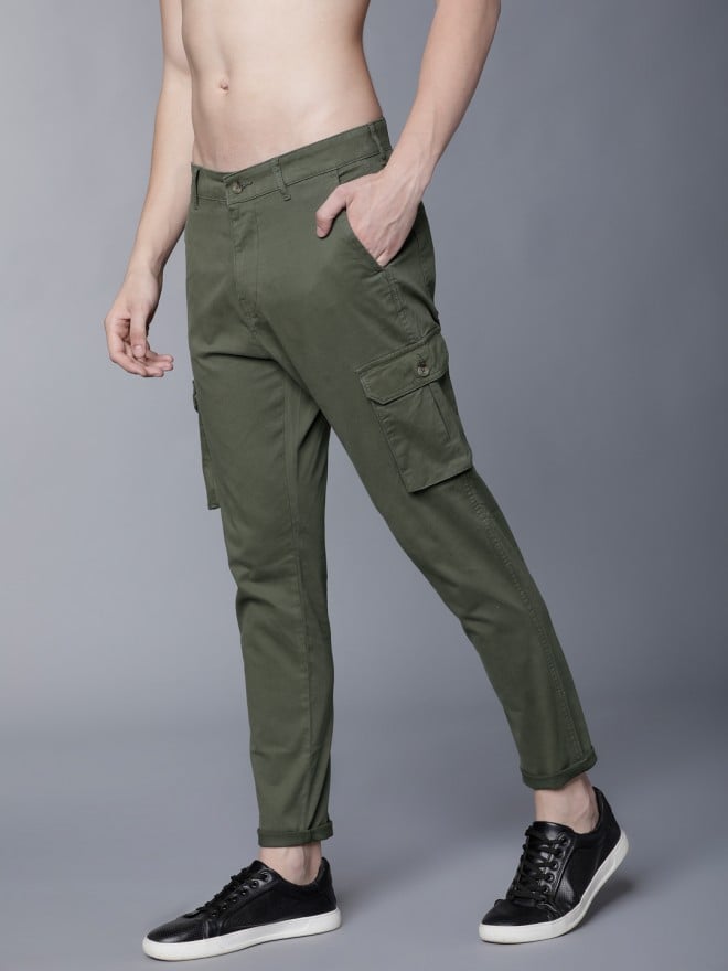 slim cargos mens