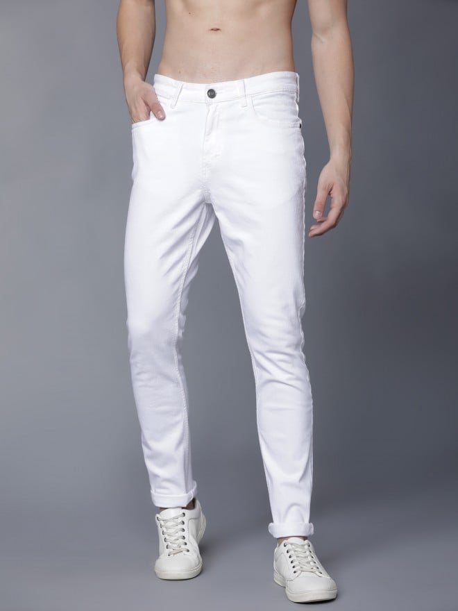 white colour ki jeans