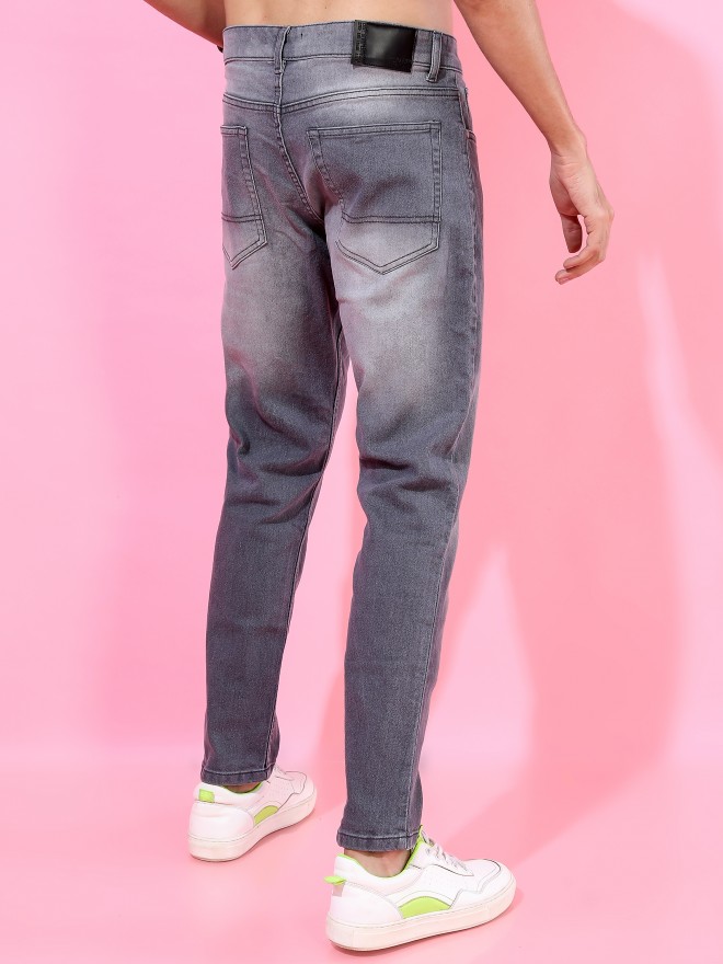 Buy Highlander Light Blue Tapered Fit Stretchable Jeans for Men Online at  Rs.539 - Ketch