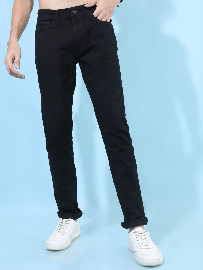 Buy Highlander Black Slim Fit Stretchable Jeans for Men Online at Rs ...